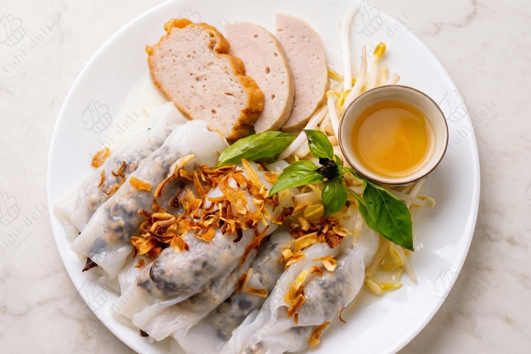 Bánh cuốn nhân thịt
